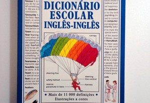 "Dicionário Escolar Inglês-Inglês" - Ilustrado