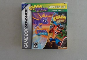 Jogo Game Boy Advance - Crash & Spyro
