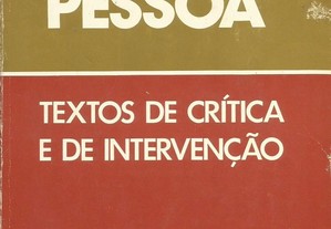 Fernando Pessoa -Textos de Crítica e de Intervenção