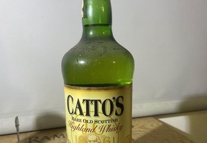 Garrafa de whisky Cattos Rare Old Scotch whisky