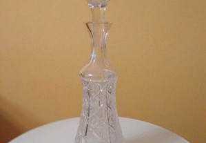 Garrafa de Cristal, 28cm, produzido na década de 80 na Polónia