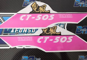Autocolantes Yamaha CT-50S rosa