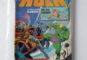Livro revista BD O Incrivel Hulk banda desenhada