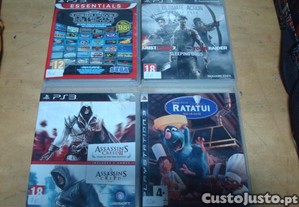 Lote 10 jogos playstation 3