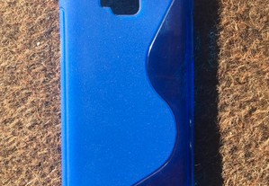 Capa de silicone azul para Wiko Slide - Novo