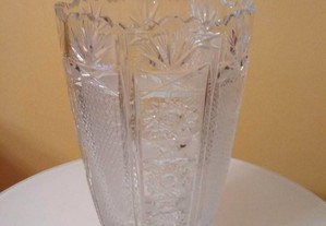Vaso de Cristal, 45cm, produzido na década de 80 na Polónia