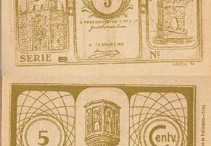 Cédula de 5 Cent da C.M. de Moncorvo-nd - nova