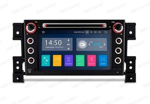 Auto rádio gps 7" android 9.0 stereo con dvd para suzuki