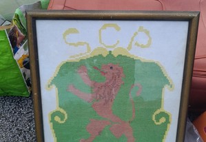 Emblema Sporting Antigo feita há mao