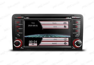 Auto radio 2din 7" para audi a3 8p 03-12 usb gps tactil hd