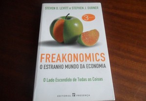 "Freakonomics - O Estranho Mundo da Economia" de Steven D. Levitt e Stephen J. Dubner - 3ª Edição de 2006