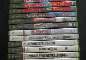 11 jogos X-BOX NFS Defender Voodoo Madden Counter