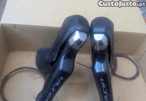 Manetes Ultegra 11v riscadas