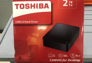 Disco externo Toshiba 2 Tb - NOVO