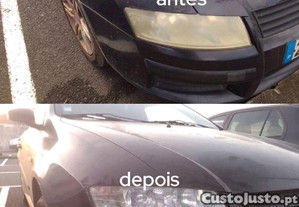 Faso polimento na �tica do seu carro