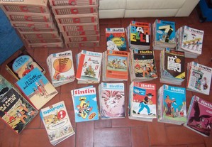 SPIROU em fascículos e oferta de livro Tintin
