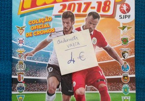 Cadernetas cromos futebol 2017/18 e 2018/19