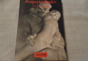 Livro com 30 postais Auguste Rodin