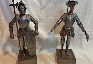 Figura Metal Don Quixote Soldado Armadura Séc XVI