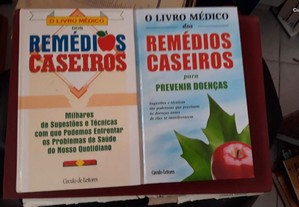 Livros de Remédios Caseiros do Círculo.