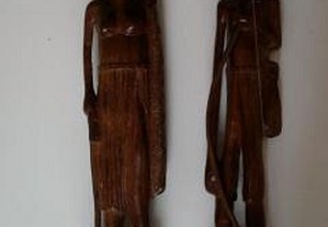 Estatuetas de arte africana