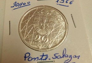 20 Escudos 1966 prata