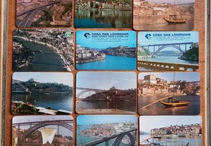 12 calendários de bolso imagens do Porto