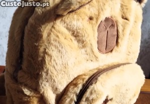 Mochila Capivara Crian�a Pelucia Escola Divertida