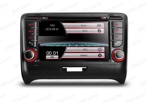 Auto radio 2din 7" para audi tt 06-12 usb gps tactil hd