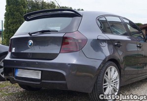 Aileron / lip / spoiler traseiro em fibra de vidro para BMW serie 1 E81 E87 2004-2011