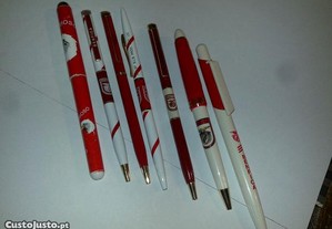 benfica (7 canetas) para colecionadores