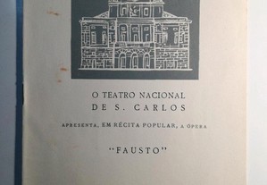 Teatro S. Carlos - Fausto 1959