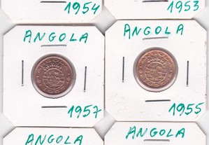 Colecção de moedas de $50 de Angola