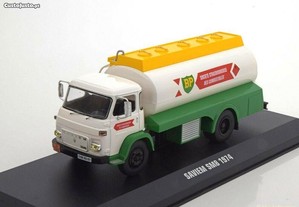 ixo-models 1/43 -saviem-sm8 bp tanker truck societe strasbourgoise des cmbustibles 1974