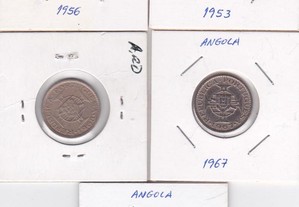 Colecção de moedas de 2$50 de Angola