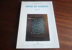"David de Almeida - Fecit" de Luiz Fagundes Duarte - 1ª Edição de 1986