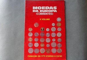 Caderneta de cromos Moedas da Europa - II Volume