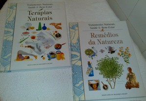 terapias naturais e remédios da natureza -2 livros
