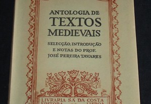 Livro Antologia de Textos Medievais Clássicos Sá da Costa