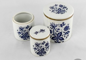 Conjunto de 3 caixas redondas em Porcelana Artibus
