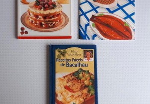 Livros de Culinária e Doçaria Novos