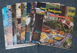 Lote de 14 Revistas Banquete-Culinária-1961/1972