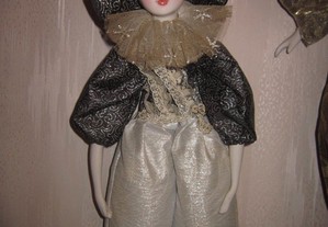 boneco boneca de porcelana antigo