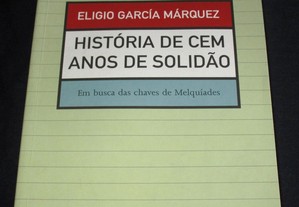 Livro História de Cem Anos de Solidão Eligio García Marquez