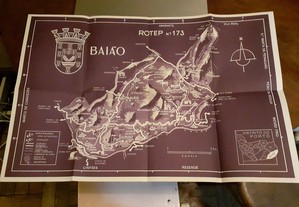 Baião mapa 1959 edição Rotep raro