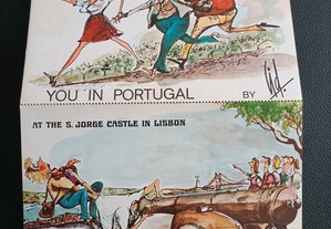 8 Postais You In Portugal, ilustrador Cid