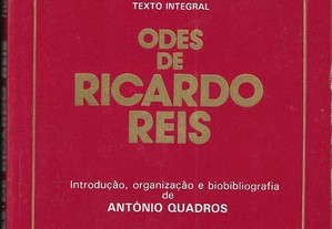 Odes de Ricardo Reis. Fernando Pessoa e os seus heterónimos.