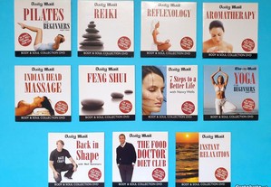 Lote 12 DVDs Body & Soul - Terapias Diversas
