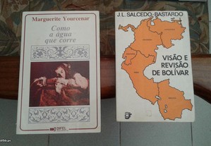 Obras de Marguerite Yourcenar e J.L.Salcedo-B