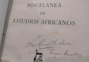 Miscelanea de Estudios Africanos - Tomas Garcia Figueras 1947